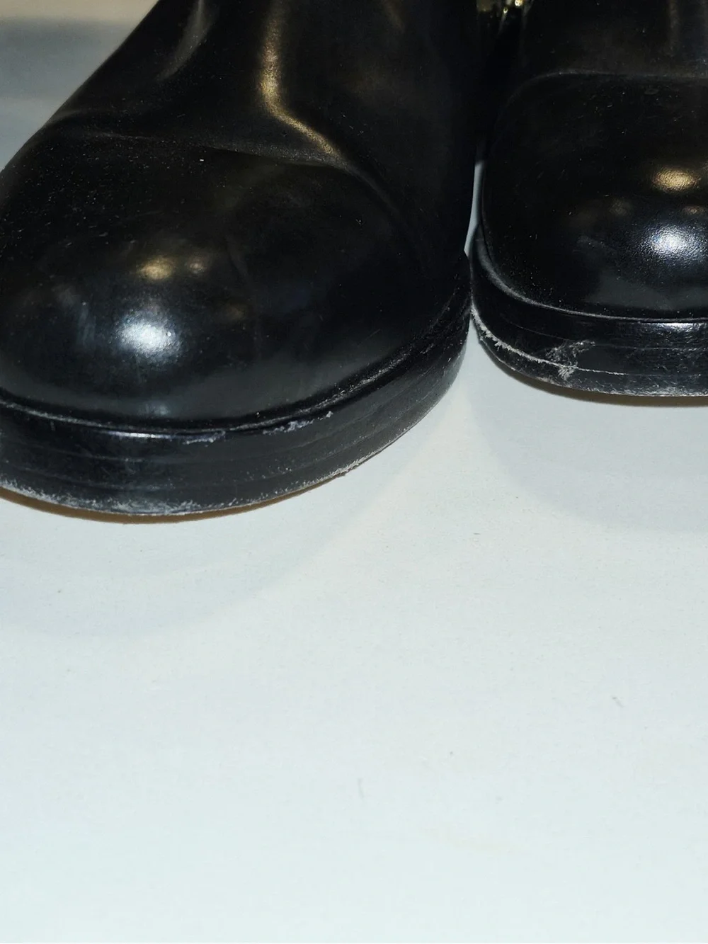 Black Leather Mid-Calf Women's Riding Boots size 9.5